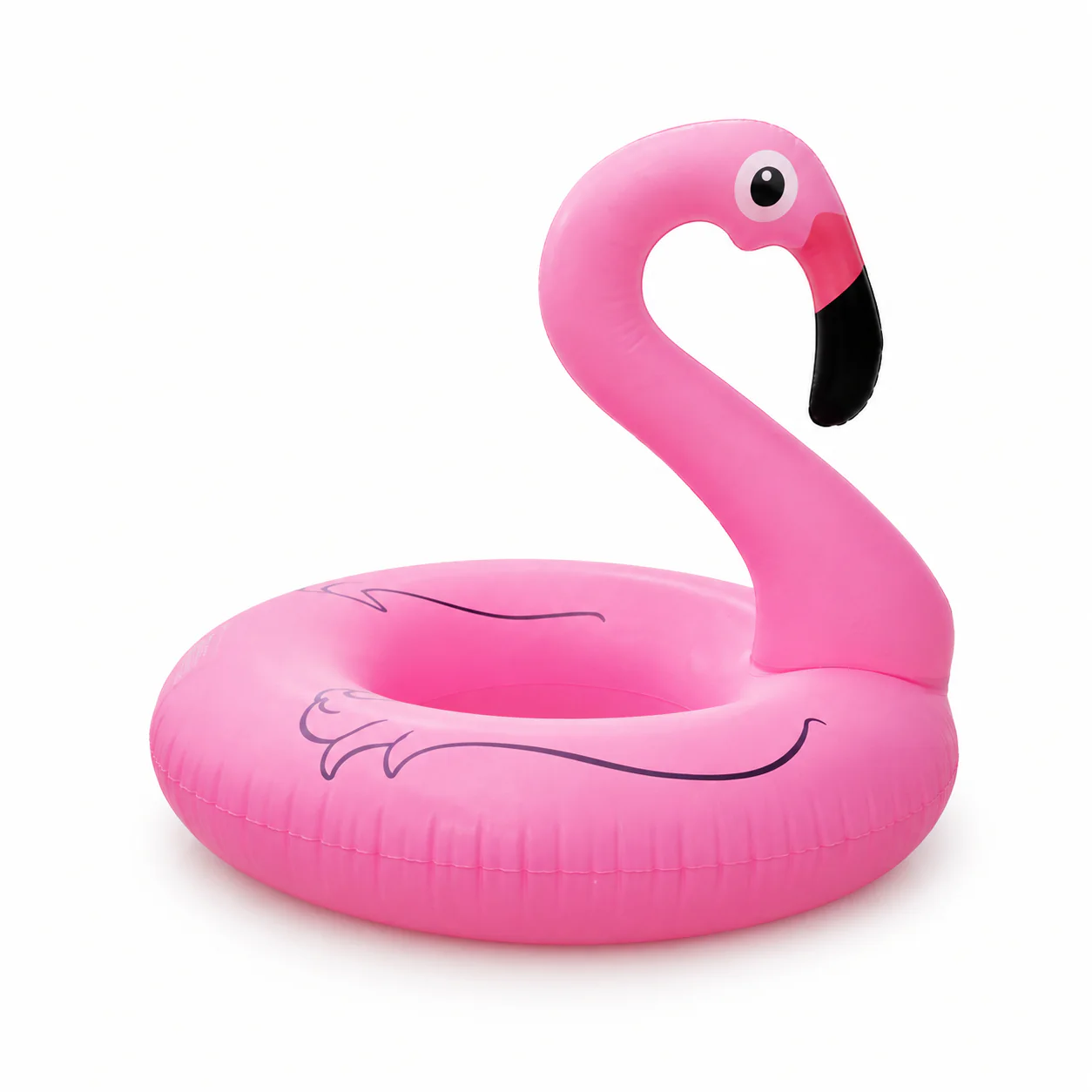 Anneau gonflable lumineux Flamant rose pour piscine - CT258