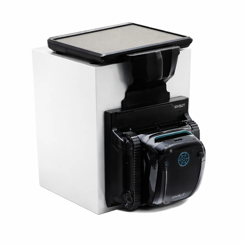 Robot S2 recharge solaire de Wybot sans fil pour piscines creusées