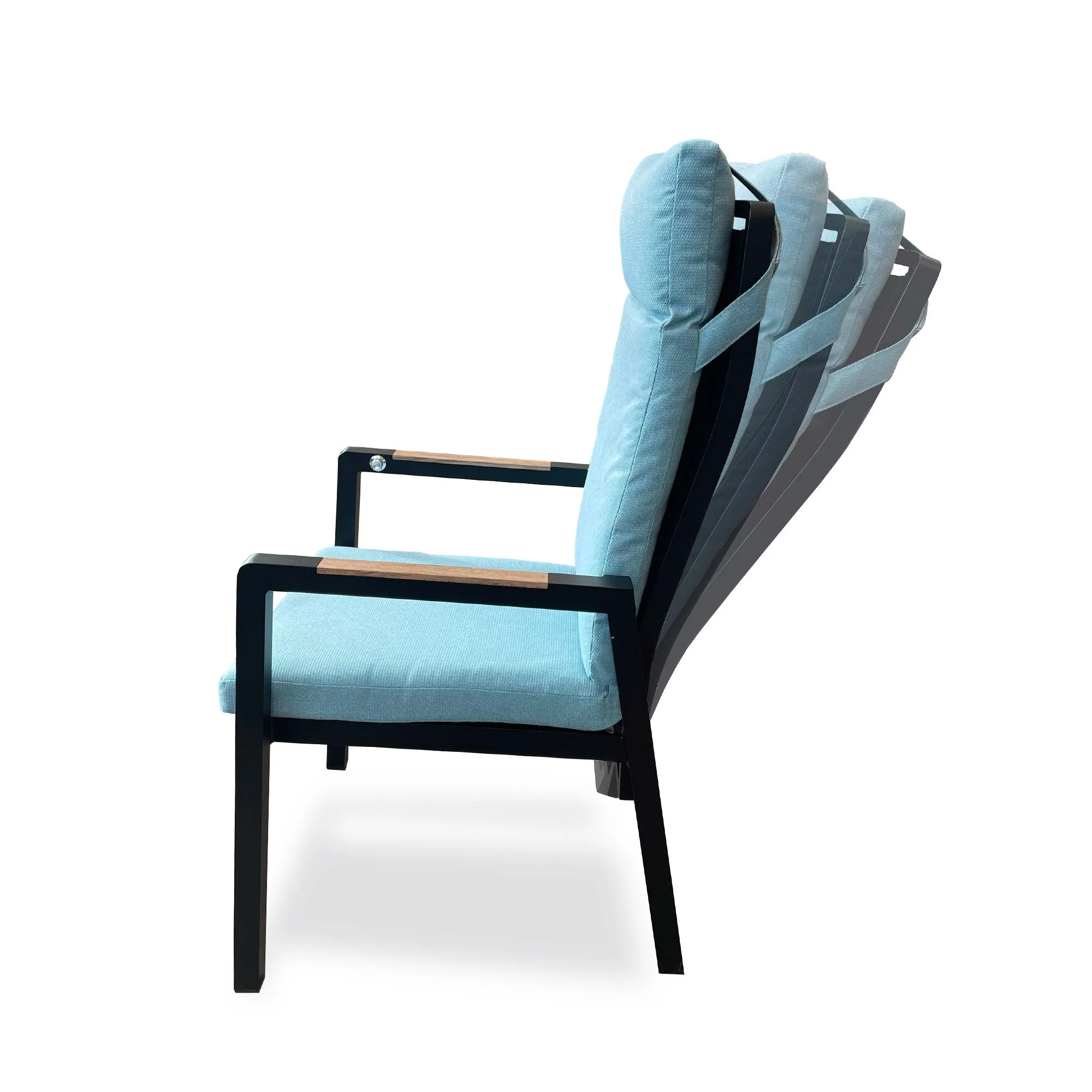 Chaise à dîner Barbade Bleu - Démonstrateur avec imperfections - Image 3