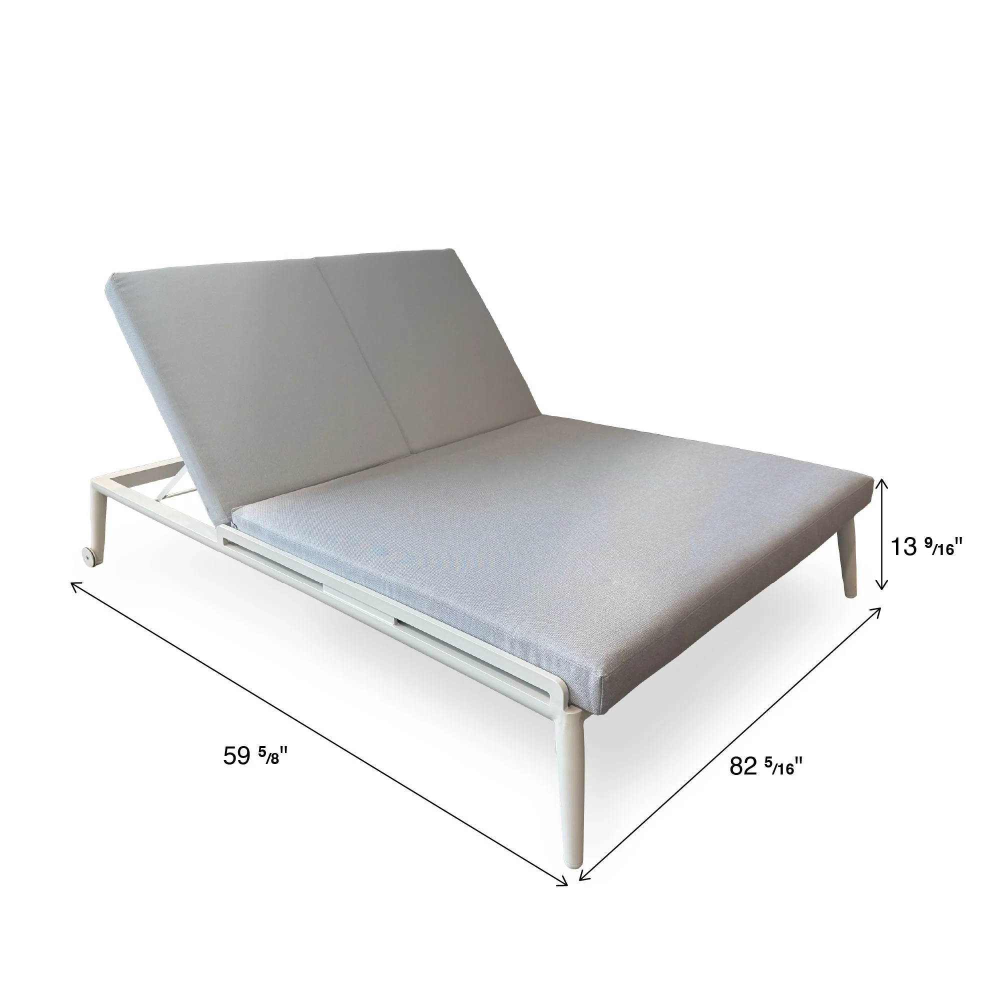 Chaise longue double Abella - Image 5