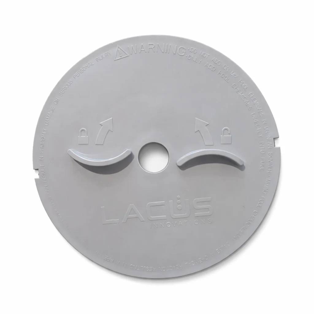 Couvercle d’écumoire gris pour piscine hors terre – Modèle 140-1033