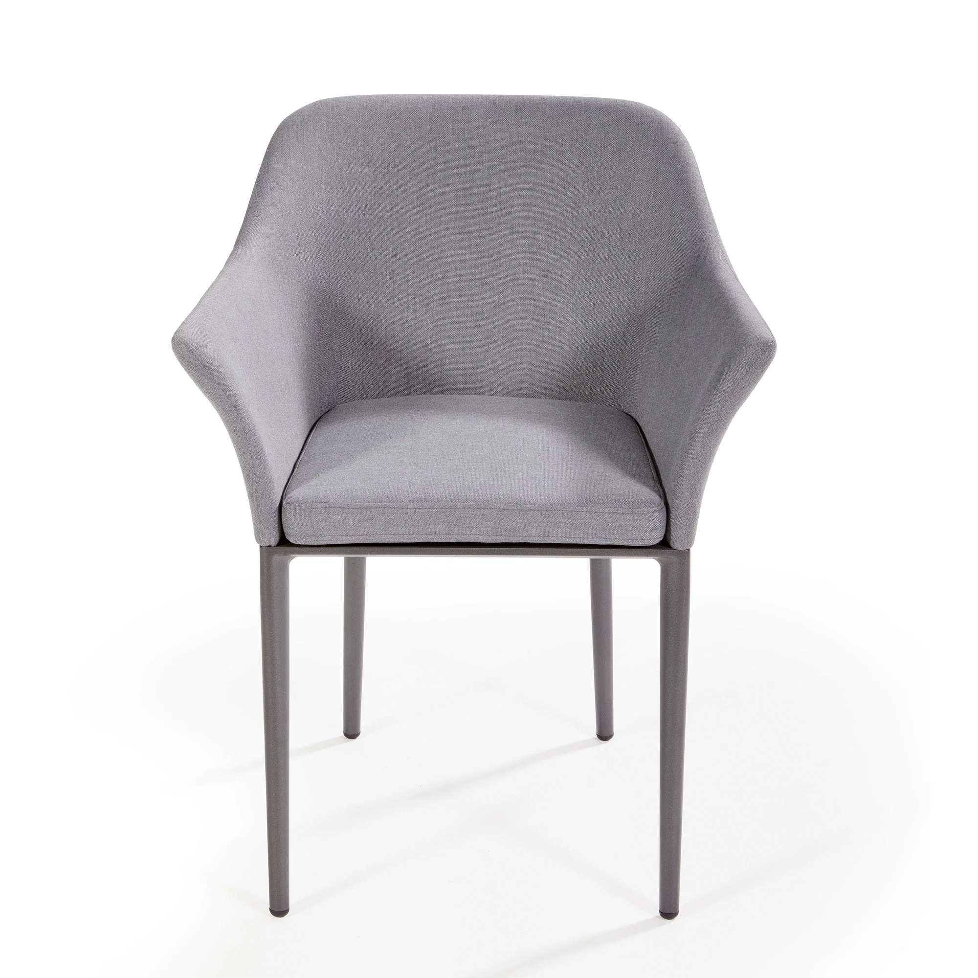 ENSEMBLE DINER ARUBA 36'' GRISE + 2 CHAISES VALENCE - Image 5