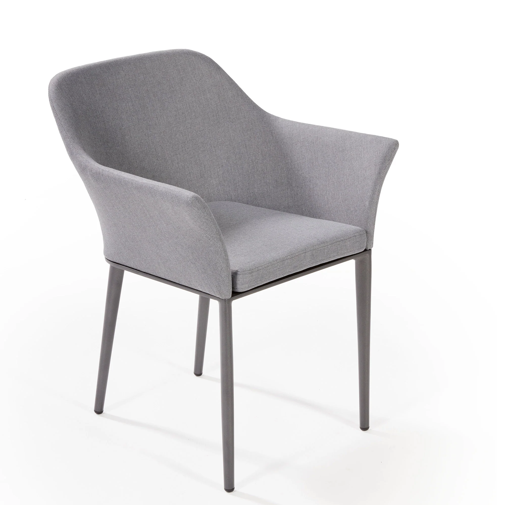 ENSEMBLE DINER ARUBA 36'' GRISE + 2 CHAISES VALENCE - Image 4