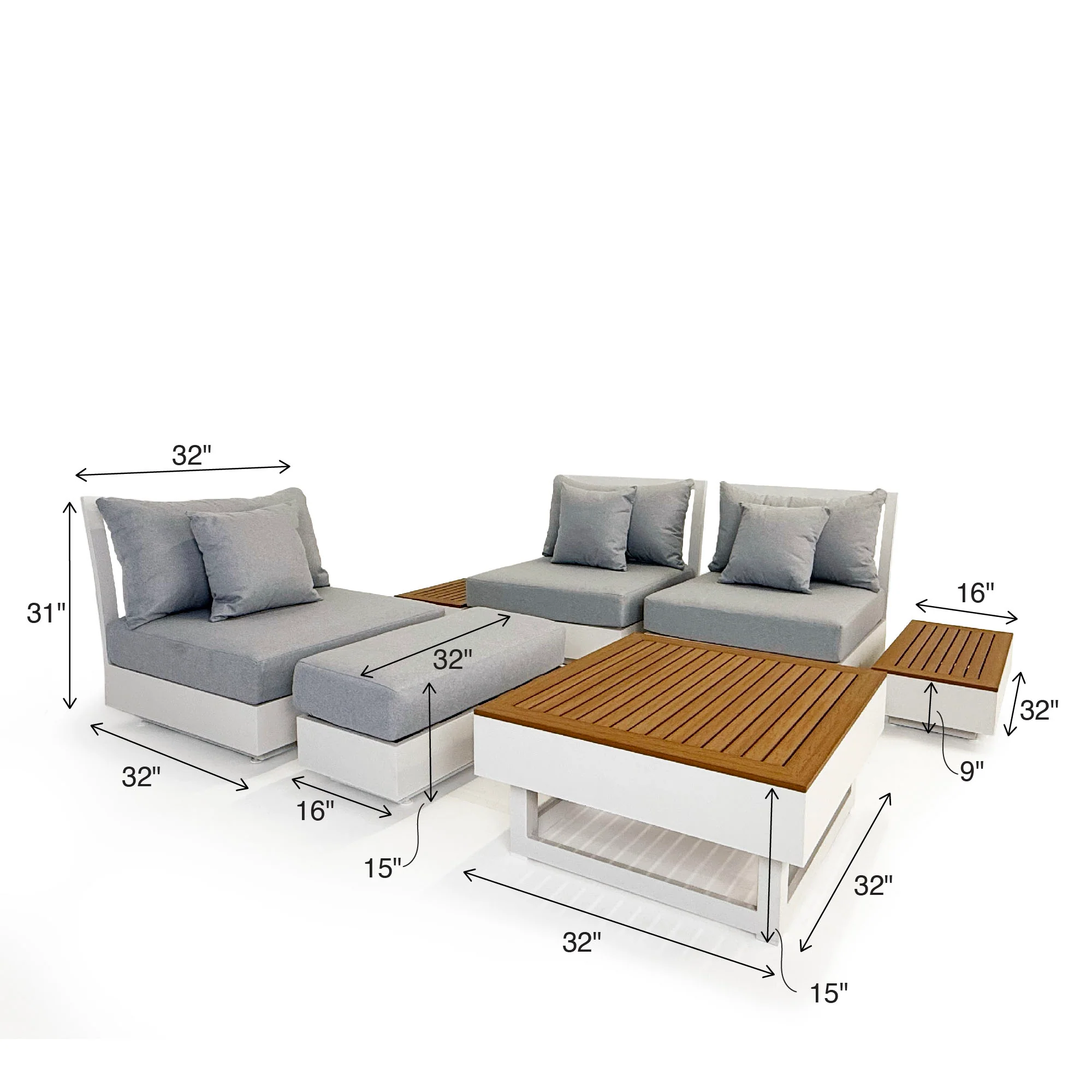 Ensemble salon inspiration condo - 3 places - Image 21