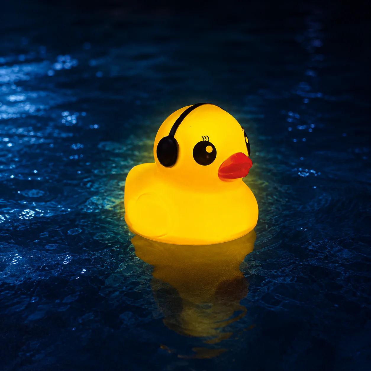 Lampe solaire flottante mini canard pour piscine et spa - CT228DE - Image 2