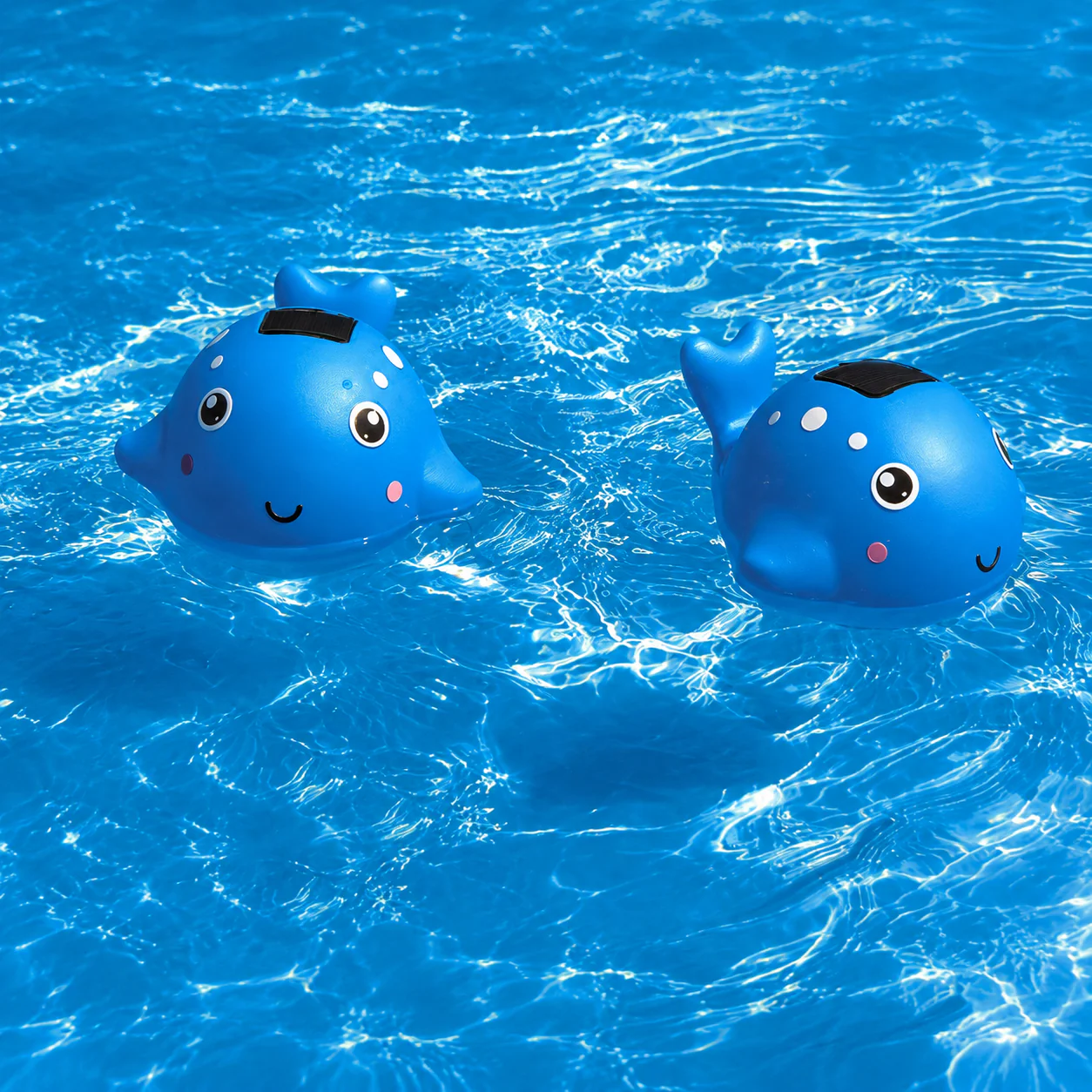 Lumière solaire flottante baleine bleue pour piscine et spa - CT2108 - Image 3