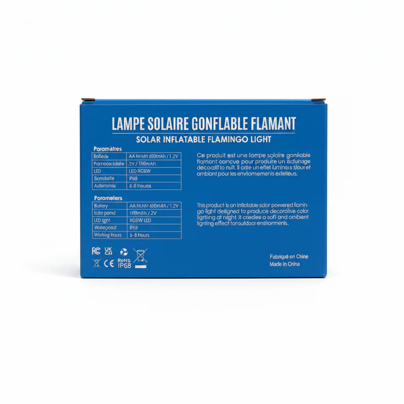 Lampe solaire gonflable en forme de cygne pour piscine et spa - CT212SW - Image 3