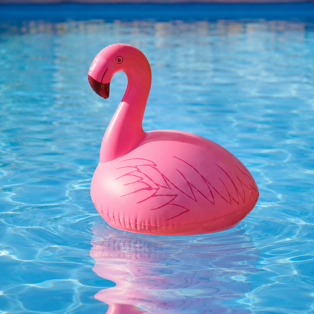 Lampe solaire gonflable flamant pour piscine et spa - CT212FG - Image 2