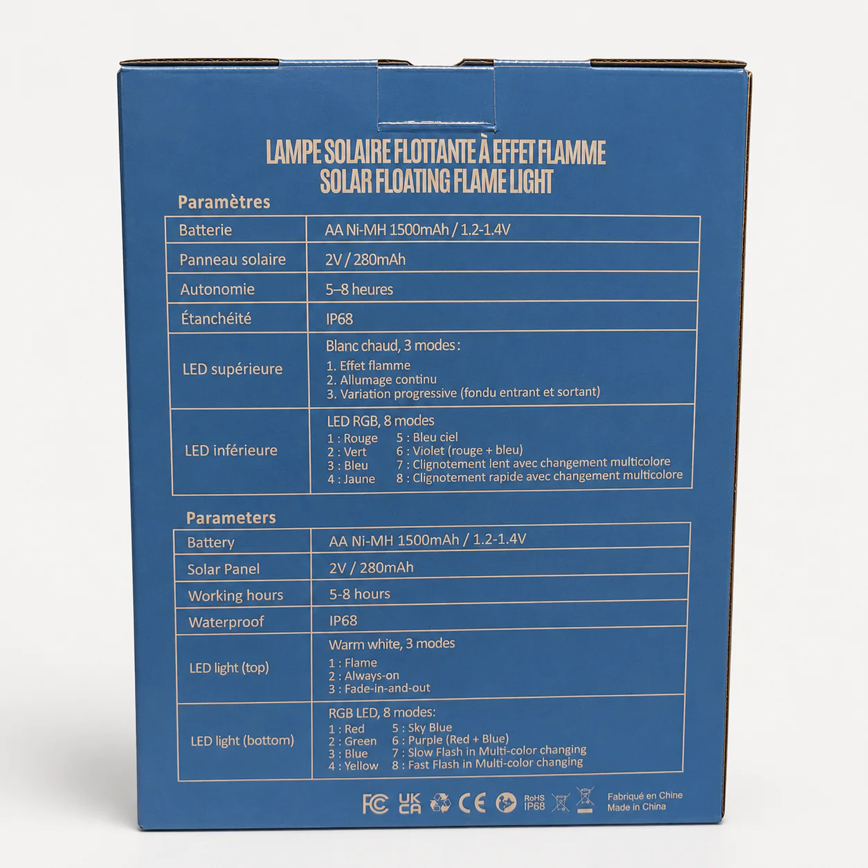 Lumière solaire flottante décorative pour piscine et soa - CT2517 - Image 4