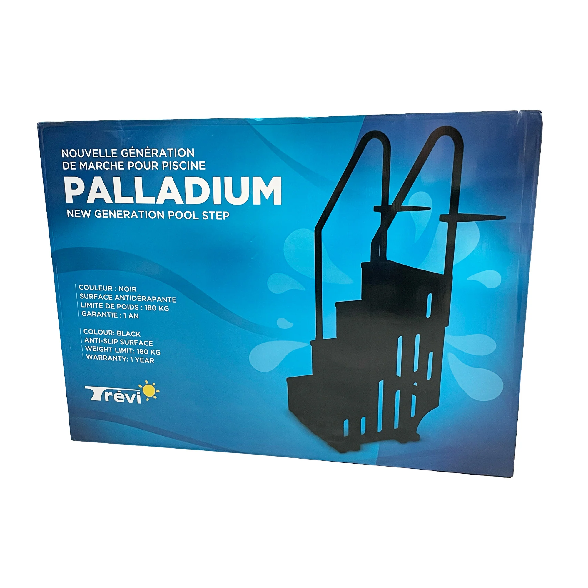 Marche de piscine hors terre en résine – Modèle Palladium - Image 5