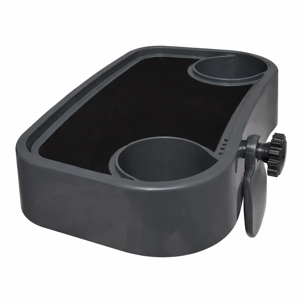 Plateau ajustable pour spa – Gris – TRAY-GREY-CBX