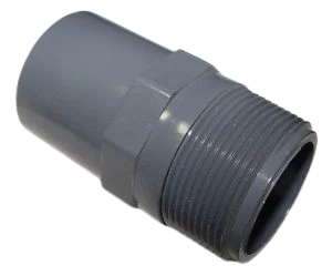 Raccord en pvc gris 1 1/2'' x 3''