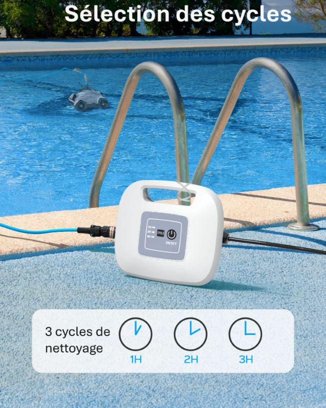 Robot Falcon de Wybot avec fil pour piscines hors terre - Image 5