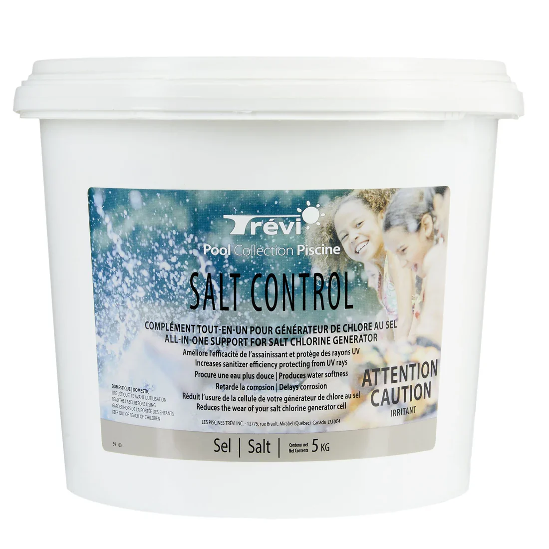 Détartrant et adoucisseur pour piscine au sel - Salt control